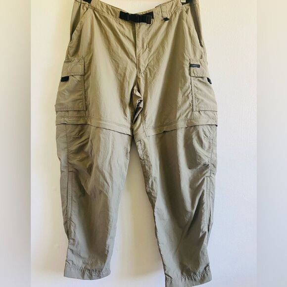 REI Hiking Cargo Convertible Pants Size 14P UPF 50 Active wear Gorpcore - Picture 1 of 11